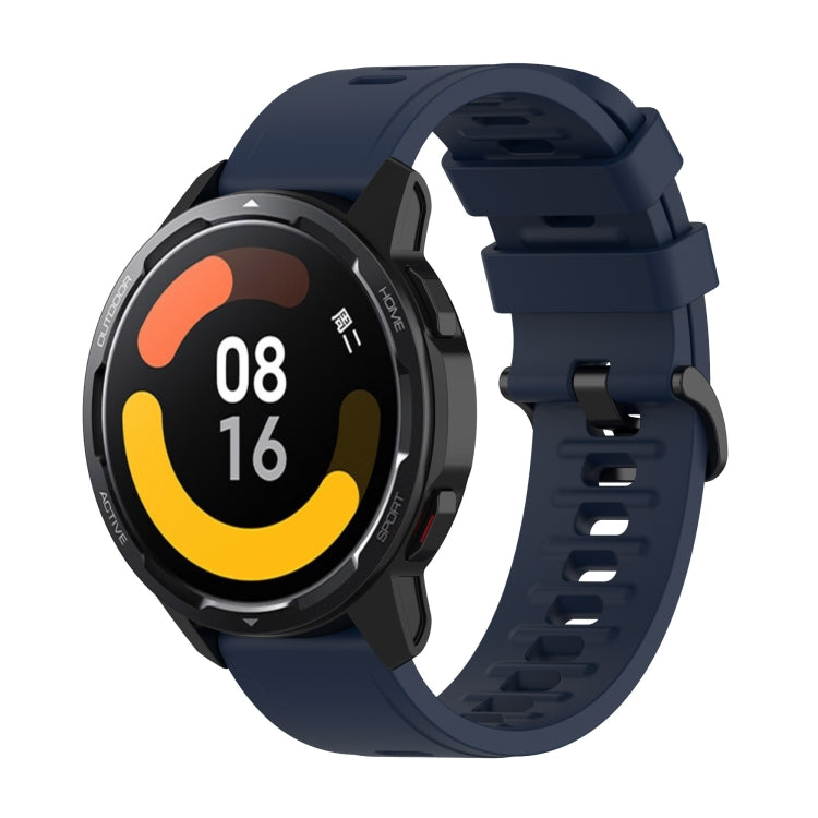 For Xiaomi Watch S1 Active / Watch Color 2 Solid Color Silicone Watch Band(Midnight Blue) - Watch Bands by PMC TechLife | Online Shopping South Africa | PMC TechLife | Buy Now Pay Later Mobicred