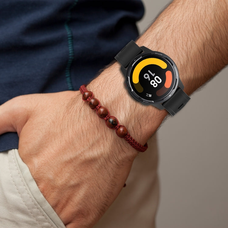 For Xiaomi Watch S1 Active / Watch Color 2 Solid Color Silicone Watch Band(Black) - free shipping - PMC TechLife - Order now!