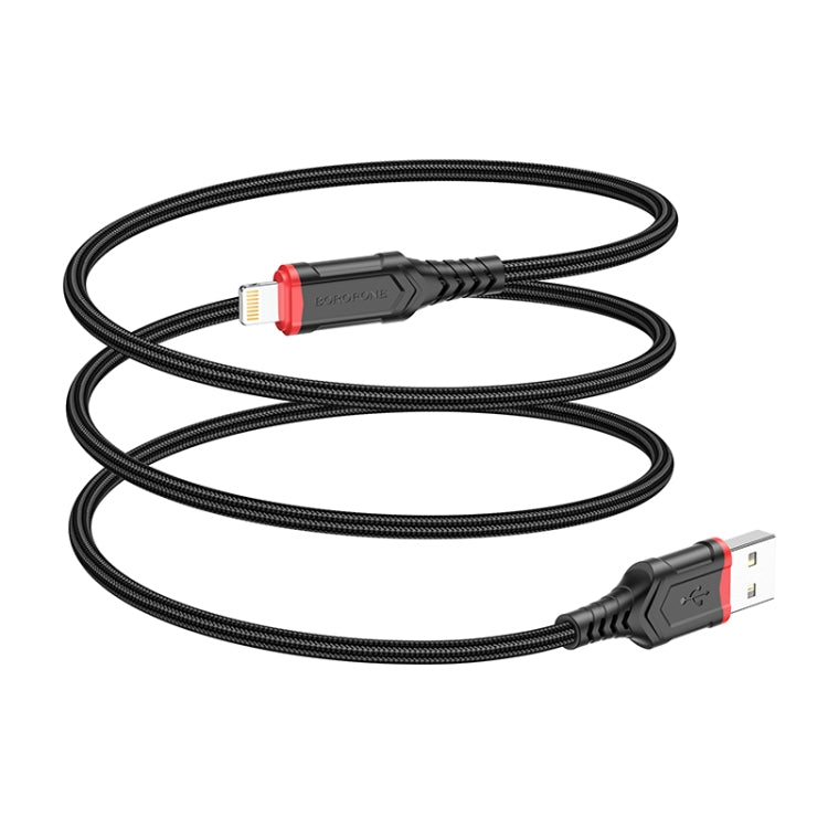 Borofone BX67 1m 2.4A USB to 8 Pin Charging Sync Data Cable(Red) - Normal Style Cable by Borofone | Online Shopping South Africa | PMC Jewellery