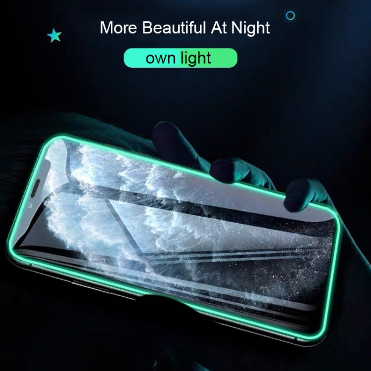 For iPhone 11 / XR Luminous Shatterproof Airbag Tempered Glass Film - iPhone 11 Tempered Glass by PMC TechLife | Online Shopping South Africa | PMC TechLife