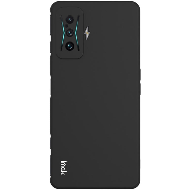 For Xiaomi Redmi K50 Gaming 5G IMAK UC-4 Series Straight Edge TPU Soft Phone Case(Black) - Xiaomi Cases by imak | Online Shopping South Africa | PMC TechLife | Buy Now Pay Later Mobicred
