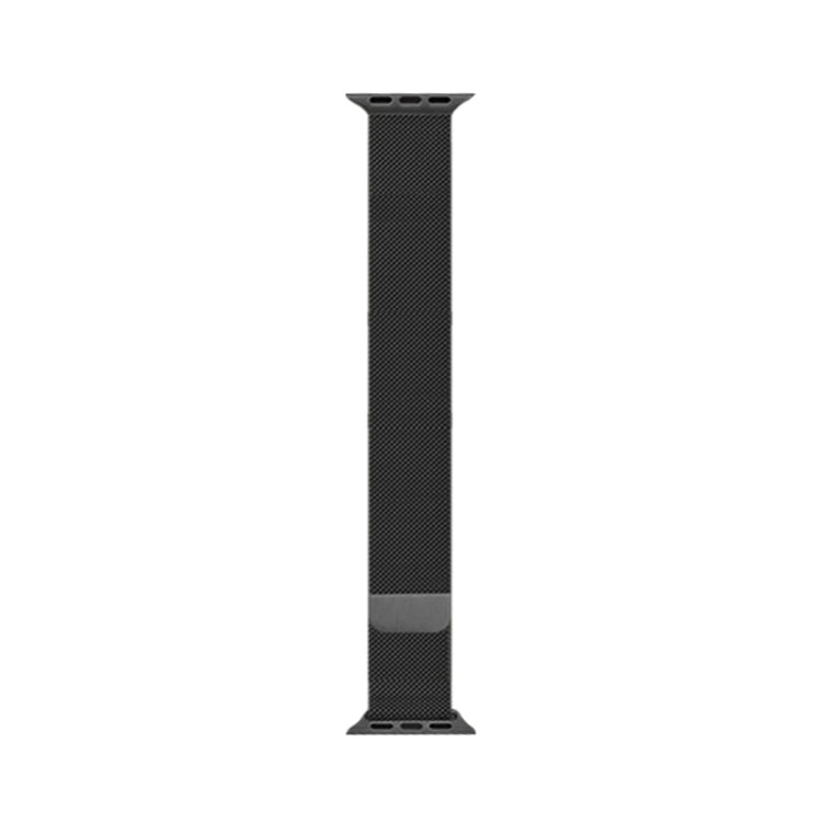 For Apple Watch Series 7 41mm / 6 & SE & 5 & 4 40mm / 3 & 2 & 1 38mm Mutural Milanese Stainless Steel Watch Band(Black) - free shipping - PMC TechLife - Order now!
