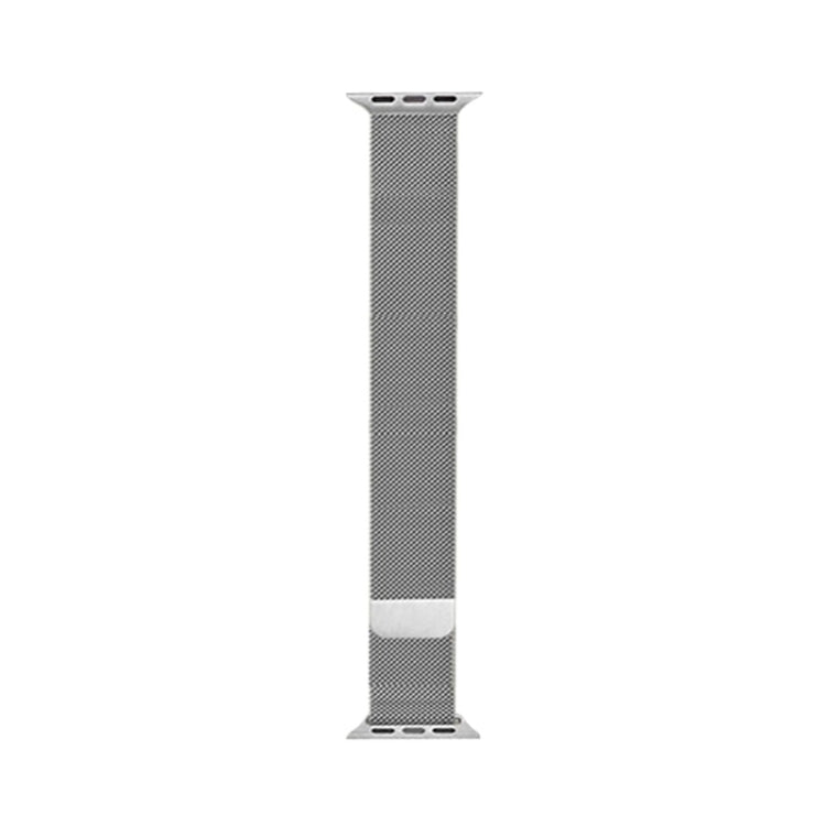 For Apple Watch Series 7 45mm / 6 & SE & 5 & 4 44mm / 3 & 2 & 1 42mm Mutural Milanese Stainless Steel Watch Band(Silver) - Watch Bands by Mutural | Online Shopping South Africa | PMC TechLife | Buy Now Pay Later Mobicred