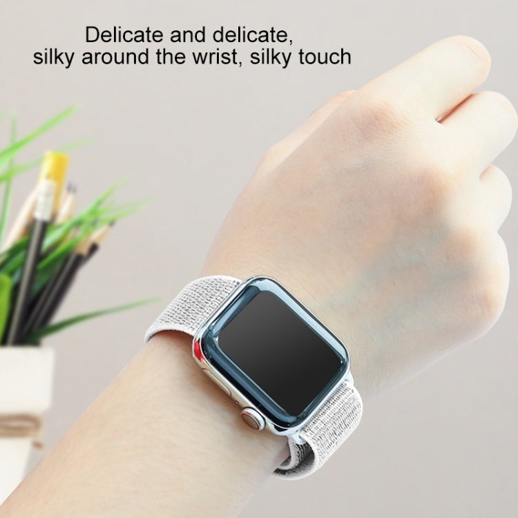 For Apple Watch Series 7 41mm / 6 & SE & 5 & 4 40mm / 3 & 2 & 1 38mm Mutural Nylon Watch Band(Black Red) - free shipping - PMC TechLife - Order now!
