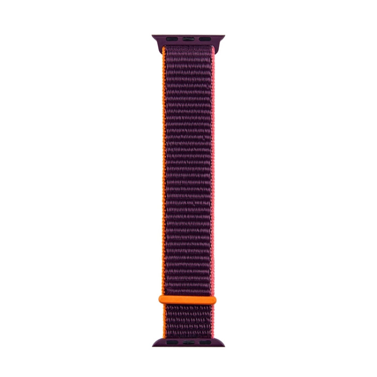 For Apple Watch Apple Watch Ultra 49mm&Watch Ultra 2 49mm / Series 9&8&7 45mm / SE 3&SE 2&6&SE&5&4 44mm / 3&2&1 42mm Mutural Nylon Watch Band(Plum Color) - free shipping - PMC TechLife - Order now!