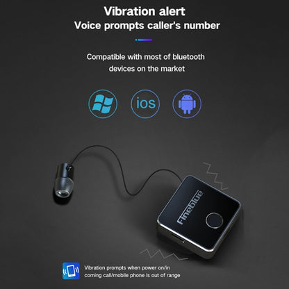 Fineblue F1 Lavalier Bluetooth Earphone, Support Vibration Reminder(Black) - Bluetooth Earphone by Fineblue | Online Shopping South Africa | PMC Jewellery