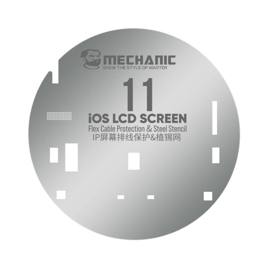 Mechanic UFO LCD Screen Flex Cable Protection and Reballing Planting For iPhone 11 - BGA Stencils by MECHANIC | Online Shopping South Africa | PMC Jewellery