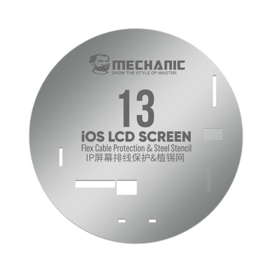 Mechanic UFO LCD Screen Flex Cable Protection and Reballing Planting For iPhone 13 - BGA Stencils by MECHANIC | Online Shopping South Africa | PMC Jewellery