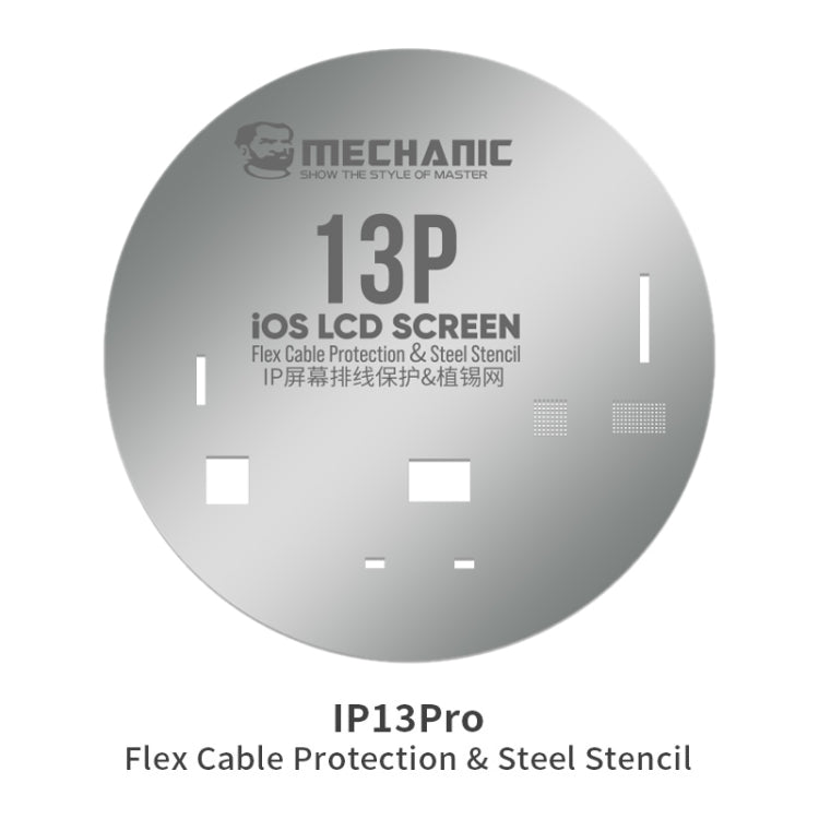 Mechanic UFO LCD Screen Flex Cable Protection and Reballing Planting For iPhone 13 Pro - BGA Stencils by MECHANIC | Online Shopping South Africa | PMC Jewellery