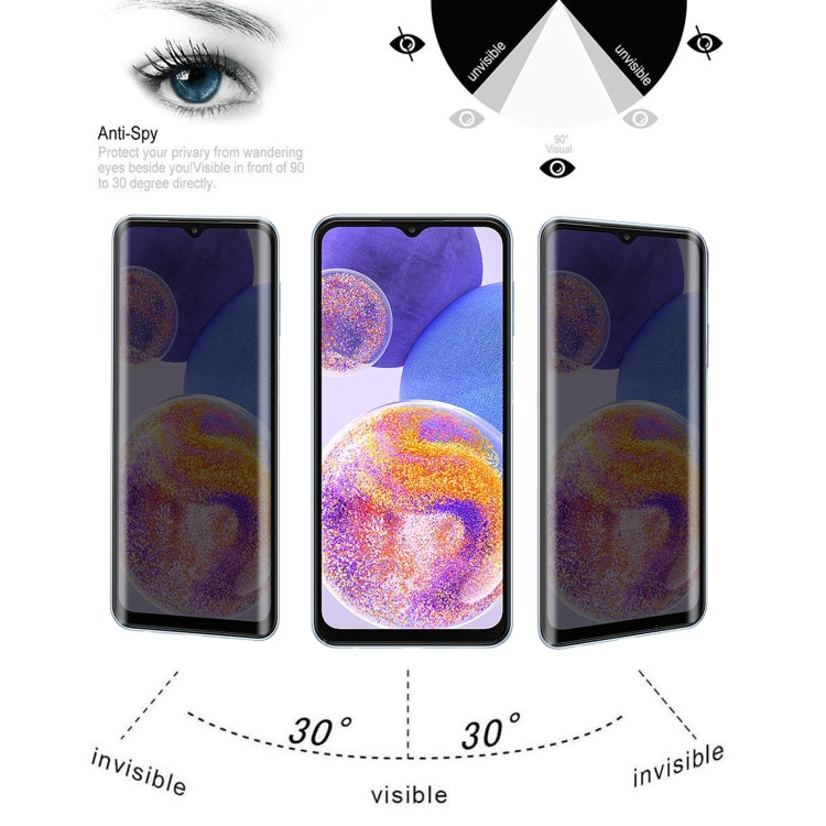 Full Cover Anti-peeping Tempered Glass Film For Samsung Galaxy A23 - free shipping - PMC TechLife - Order now!