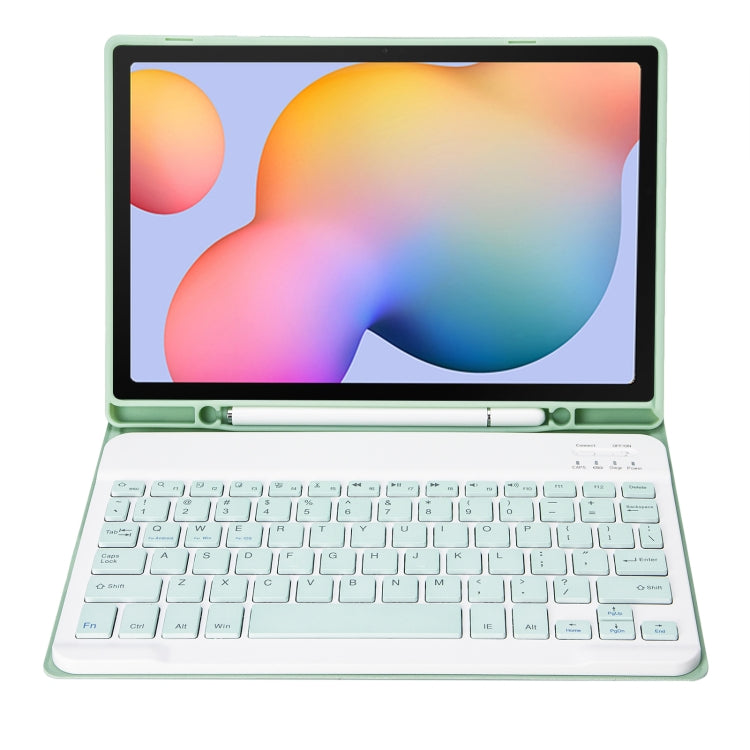 A610B Candy Color Bluetooth Keyboard Leather Case with Pen Slot For Samsung Galaxy Tab S6 Lite 10.4 inch SM-P610 / SM-P615(Light Green) - free shipping - PMC TechLife - Order now!