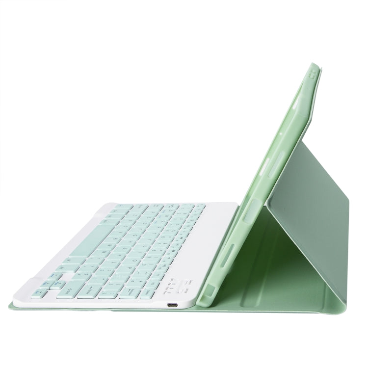 A610B Candy Color Bluetooth Keyboard Leather Case with Pen Slot For Samsung Galaxy Tab S6 Lite 10.4 inch SM-P610 / SM-P615(Light Green) - free shipping - PMC TechLife - Order now!
