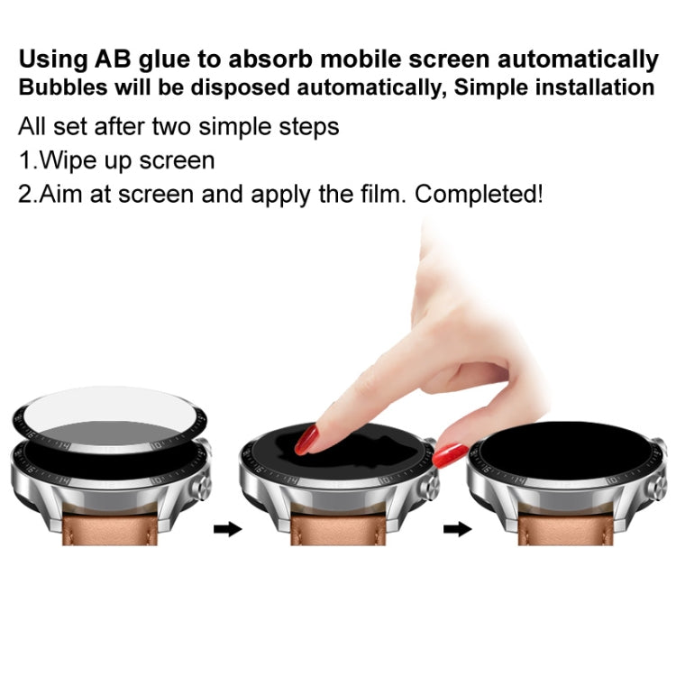 For Samsung Galaxy Watch 3 41mm IMAK Plexiglass HD Watch Protective Film - Screen Protector by imak | Online Shopping South Africa | PMC TechLife | Buy Now Pay Later Mobicred