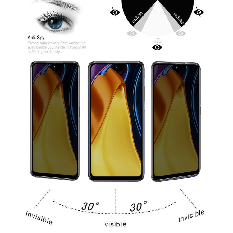 25 PCS Full Cover Anti-peeping Tempered Glass Film For Xiaomi Poco M3 Pro -  by PMC TechLife | Online Shopping South Africa | PMC TechLife