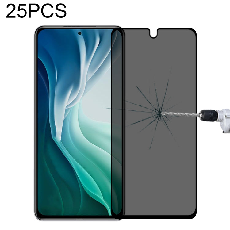 25 PCS Full Cover Anti-peeping Tempered Glass Film For Xiaomi Mi 11X Pro -  by PMC TechLife | Online Shopping South Africa | PMC TechLife