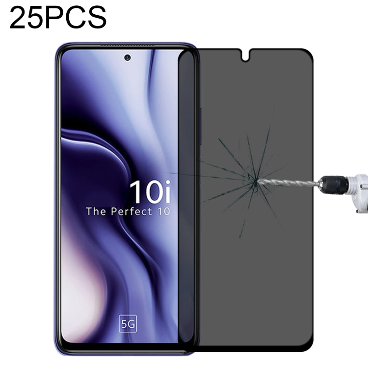 25 PCS Full Cover Anti-peeping Tempered Glass Film For Xiaomi Mi 10i 5G -  by PMC TechLife | Online Shopping South Africa | PMC TechLife