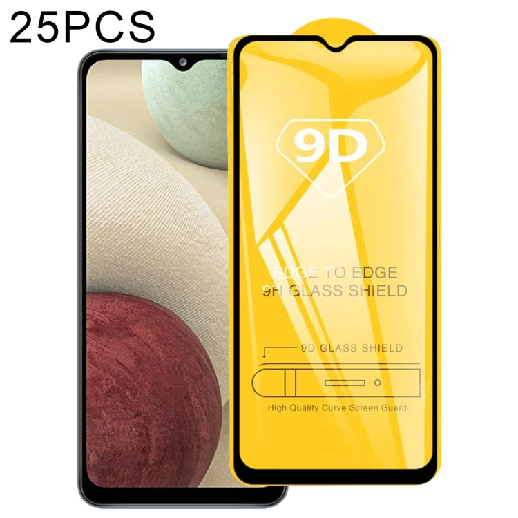 25 PCS 9D Full Glue Screen Tempered Glass Film For Samsung Galaxy A12/A12 Nacho/M12/A13 5G/A23/A04s - free shipping - PMC TechLife - Order now!