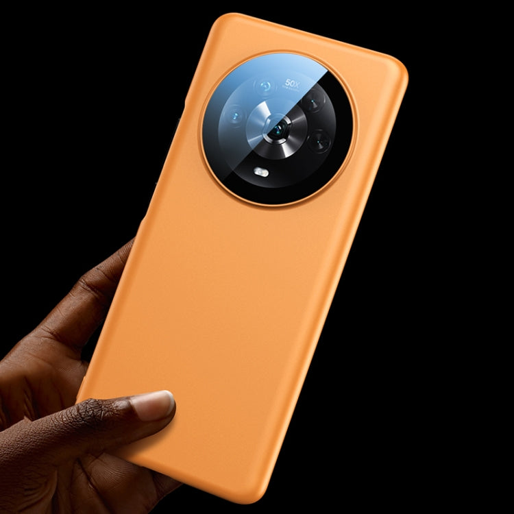For Honor Magic4 GKK Ultra-thin Full Coverage Protective Case with Back Camera Lens Film(Orange) - Honor Cases by GKK | Online Shopping South Africa | PMC Jewellery