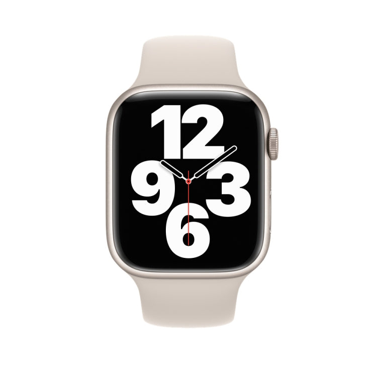 Silicone Watch Band For Apple Watch 46mm / 49mm / 45mm / 44mm(Starlight) - Watch Bands by PMC TechLife | Online Shopping South Africa | PMC TechLife | Buy Now Pay Later Mobicred