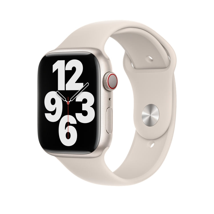 Silicone Watch Band For Apple Watch 46mm / 49mm / 45mm / 44mm(Starlight) - Watch Bands by PMC TechLife | Online Shopping South Africa | PMC TechLife | Buy Now Pay Later Mobicred