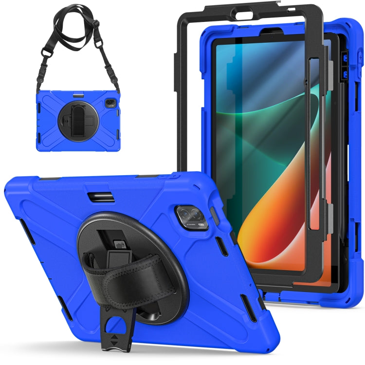 For Xiaomi Pad 5 / Pad 5 Pro Silicone + PC Tablet Case(Blue) -  by PMC Jewellery | Online Shopping South Africa | PMC Jewellery