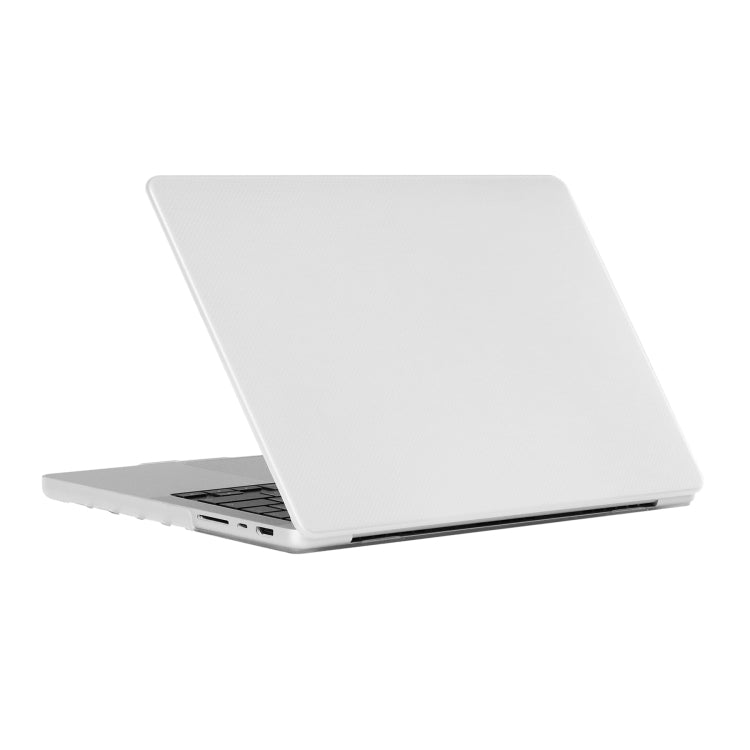 Dot Texture Double Sided Tanned Laptop Case For MacBook Pro 13.3 inch A1706/A1708/A1989/A2159/A2289/A2251/A2338(Transparent) - MacBook Pro Cases by PMC TechLife | Online Shopping South Africa | PMC TechLife