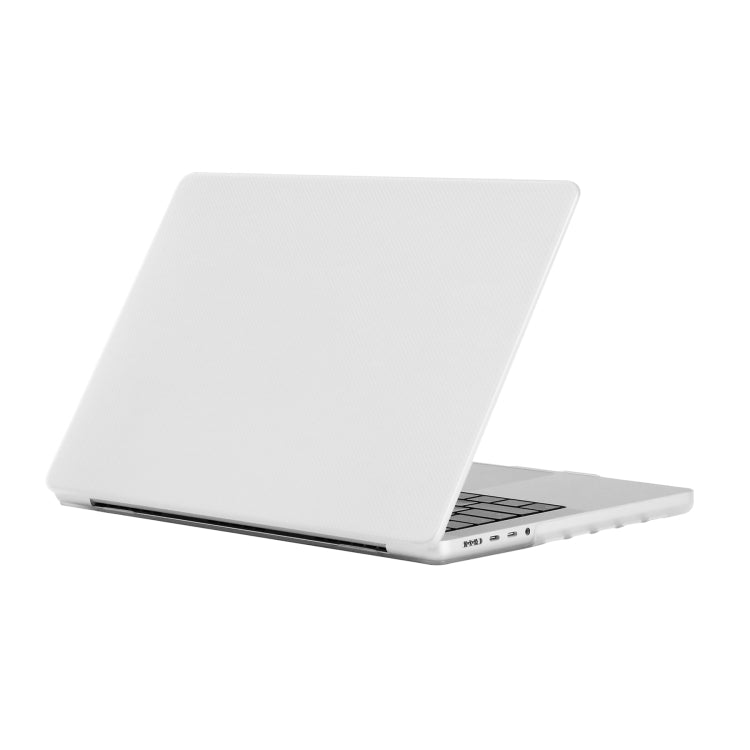 Dot Texture Double Sided Tanned Laptop Case For MacBook Pro 13.3 inch A1706/A1708/A1989/A2159/A2289/A2251/A2338(Transparent) - MacBook Pro Cases by PMC TechLife | Online Shopping South Africa | PMC TechLife