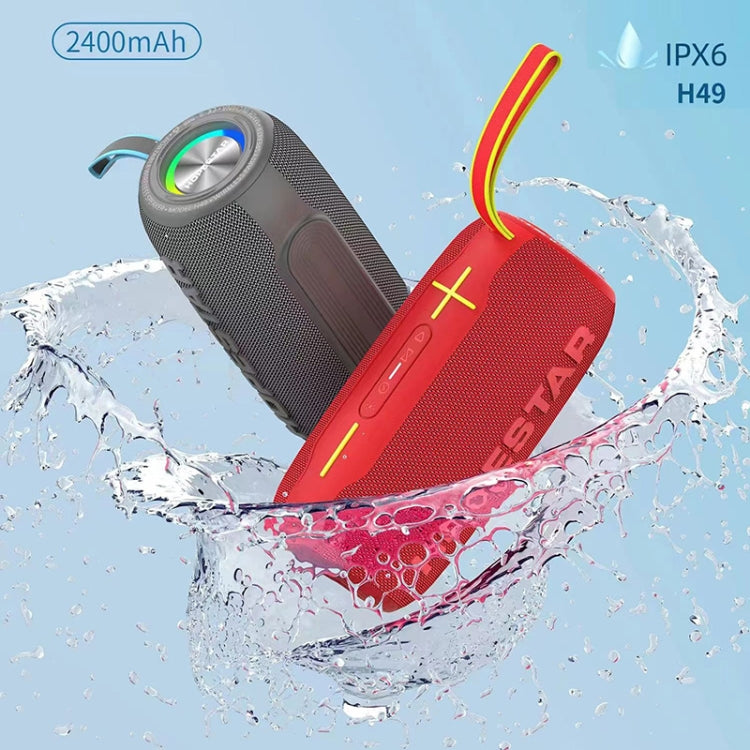 HOPESTAR H49 RGB Light TWS Waterproof Wireless Bluetooth Speaker(Grey) - free shipping - PMC TechLife - Order now!