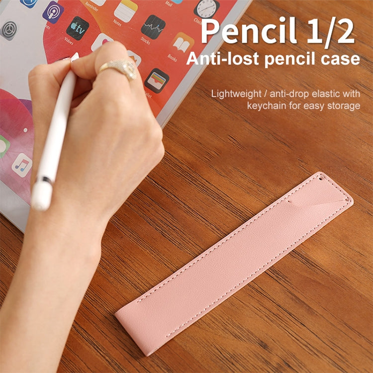 PU Leather Shockproof Protective Case for Apple Pencil 1 / 2(Dark Blue) - Pencil Accessories by PMC TechLife | Online Shopping South Africa | PMC TechLife