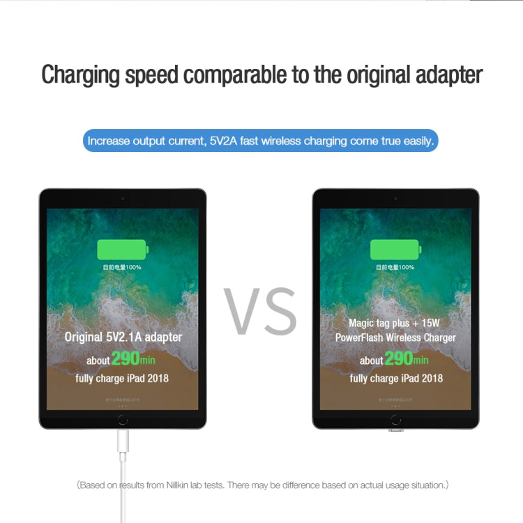 NILLKIN Magic Tag Plus Wireless Charging Receiver with USB-C / Type-C Port(Short Flex Cable) - Wireless Charger Receiver by NILLKIN | Online Shopping South Africa | PMC Jewellery