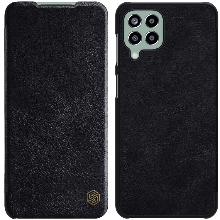 For Samsung Galaxy M33 5G NILLKIN QIN Series Crazy Horse Texture Leather Case(Black) - Galaxy Phone Cases by NILLKIN | Online Shopping South Africa | PMC TechLife | Buy Now Pay Later Mobicred