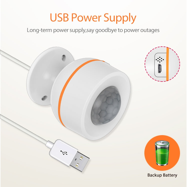 NEO NAS-PD07B Zigbee USB PIR Motion Sensor Home Alarm - free shipping - PMC TechLife - Order now!