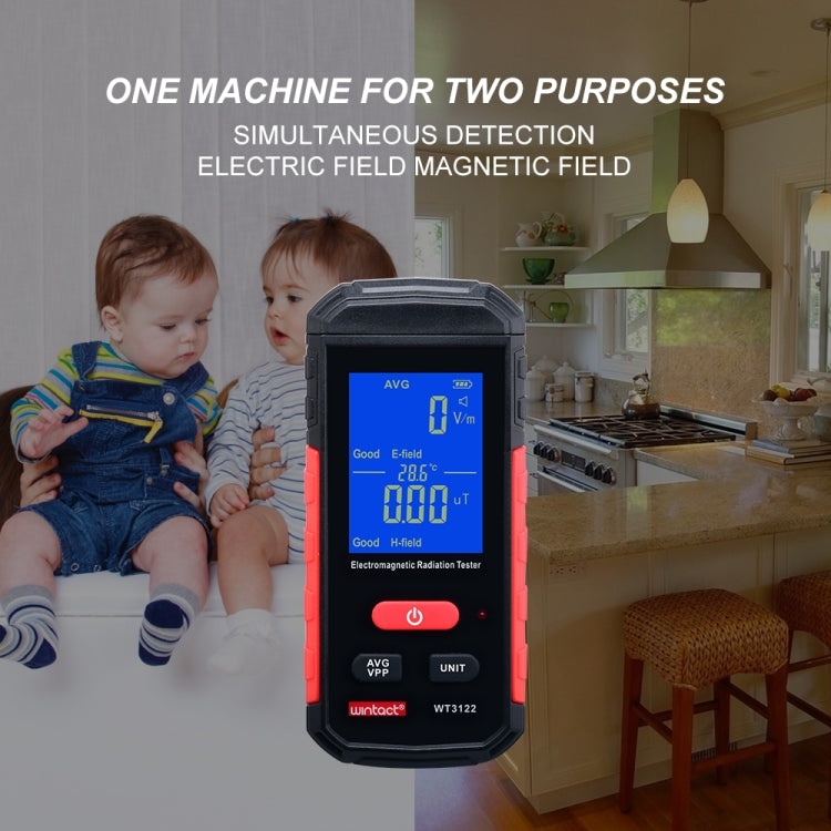 Wintact WT3122 Household Electromagnetic Radiation Tester - Radiation Detector by Wintact | Online Shopping South Africa | PMC TechLife | Buy Now Pay Later Mobicred