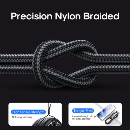 JOYROOM S-UC027A20 USB-A to USB-C / Type-C 3A Sync Data Cable, Cable Length:2m(Black) - USB-C & Type-C Cable by JOYROOM | Online Shopping South Africa | PMC Jewellery