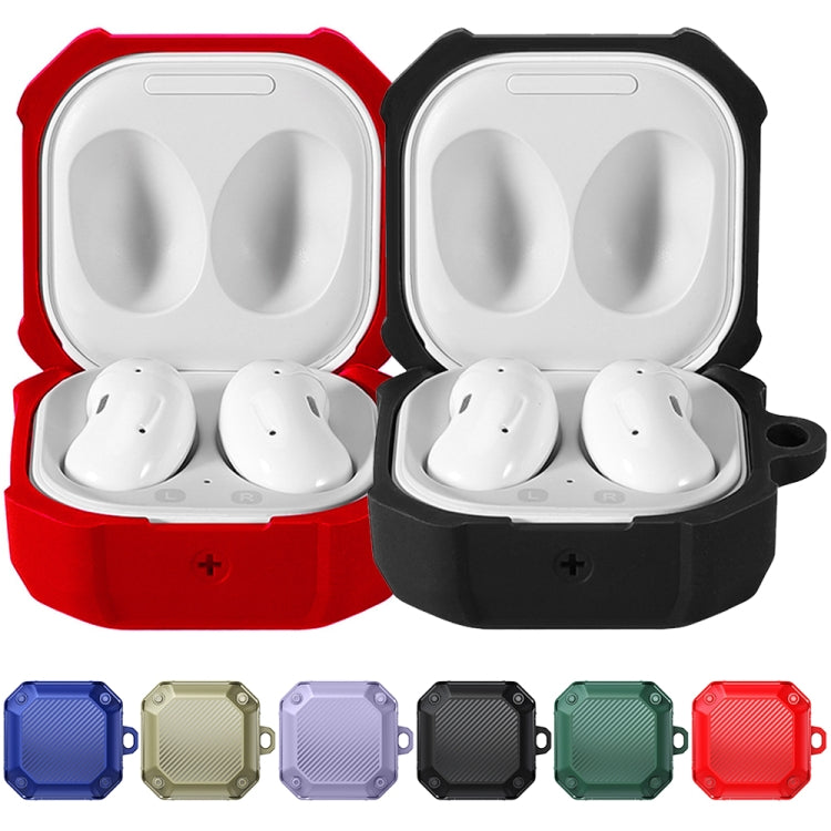 For Samsung Galaxy Buds Live / Buds 2 / Buds Pro / Buds 2 Pro Shield Armor Waterproof Wireless Earphone Protective Case(Red) - Samsung Earphone Case by PMC TechLife | Online Shopping South Africa | PMC TechLife