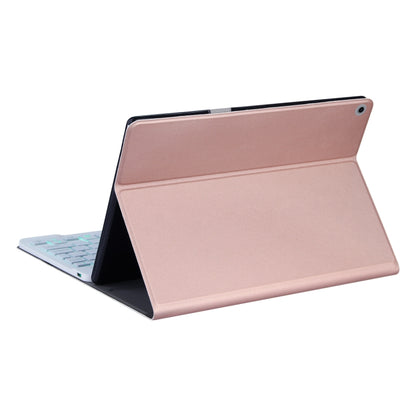 For Lenovo Tab M10 HD Gen 2 Backlight Bluetooth Keyboard Leather Tablet Case(Rose Gold) - Lenovo Keyboard by PMC Jewellery | Online Shopping South Africa | PMC Jewellery