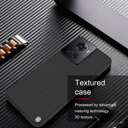 For OnePlus Ace 5G/10R 5G NILLKIN 3D Textured Nylon Fiber TPU Phone Case(Black) - OnePlus Cases by NILLKIN | Online Shopping South Africa | PMC Jewellery