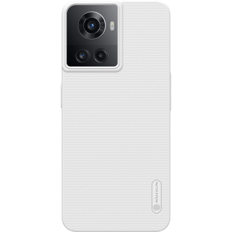 For OnePlus Ace 5G/10R 5G NILLKIN Frosted PC Phone Case(White) - OnePlus Cases by NILLKIN | Online Shopping South Africa | PMC Jewellery