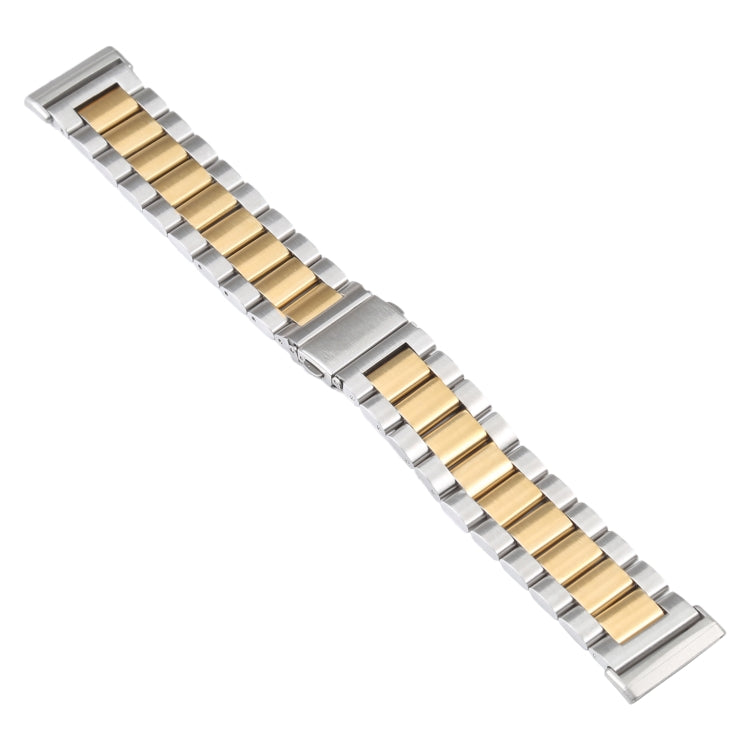 For Fitbit Versa 4/Sense 2/Versa 3/Sense 3 Beads Stainless Steel Watch Band - free shipping - PMC TechLife - Order now!