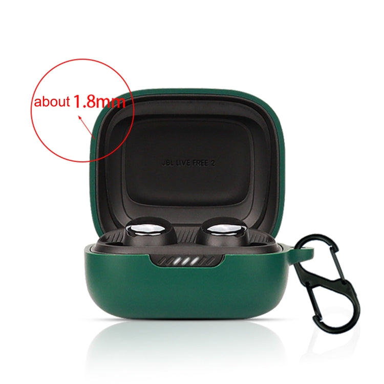 Bluetooth Earphone Silicone Protective Case For JBL Live Free 2 TWS(Red) - JBL Earphone Case by PMC TechLife | Online Shopping South Africa | PMC TechLife | Buy Now Pay Later Mobicred