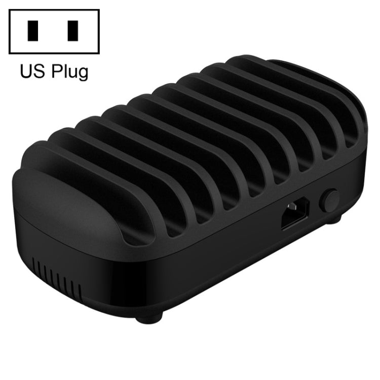 ORICO DUK-10P-DX 120W 5V 2.4A 10 Ports USB Charging Station, US Plug(Black) - free shipping - PMC TechLife - Order now!