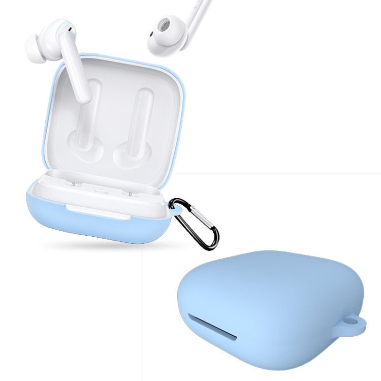 For OPPO Enco W51 Wireless Earphone Silicone Protective Case(Sky Blue) - Other Earphone Case by PMC Jewellery | Online Shopping South Africa | PMC Jewellery