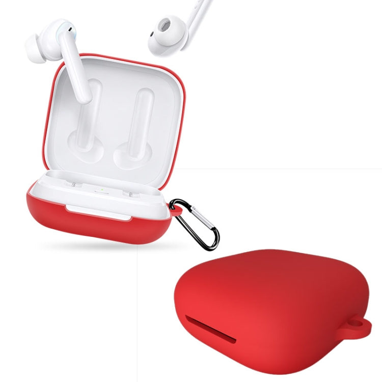 For OPPO Enco W51 Wireless Earphone Silicone Protective Case(Red) - Other Earphone Case by PMC Jewellery | Online Shopping South Africa | PMC Jewellery