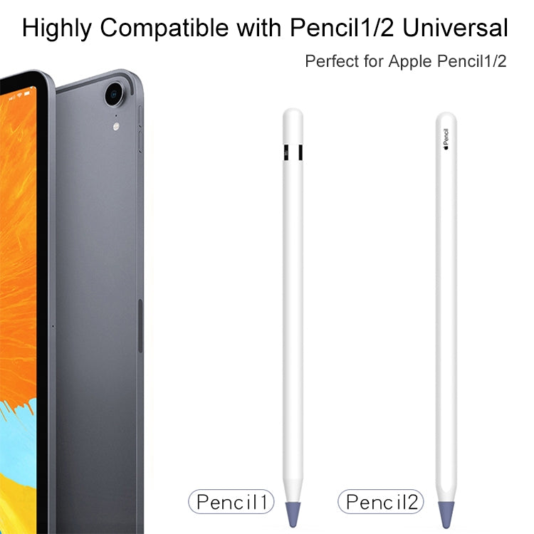 8 PCS / Set Universal Wearable Stylus Nib Cover For Apple Pencil 1 / 2(Colorful) - Pencil Accessories by PMC TechLife | Online Shopping South Africa | PMC TechLife