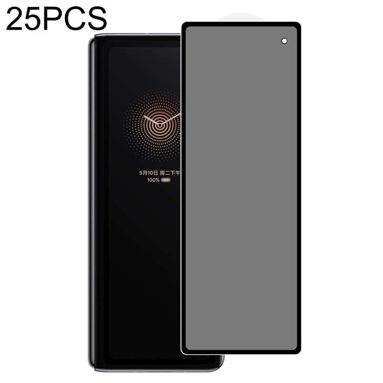 25 PCS Full Cover Anti-peeping Tempered Glass Film For Xiaomi Mi Mix Fold -  by PMC Jewellery | Online Shopping South Africa | PMC Jewellery