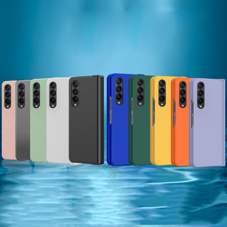 For Samsung Galaxy Z Fold4 5G PC Skin Feel Folding Phone Case(Orange) - Galaxy Z Fold4 5G Cases by PMC TechLife | Online Shopping South Africa | PMC TechLife | Buy Now Pay Later Mobicred