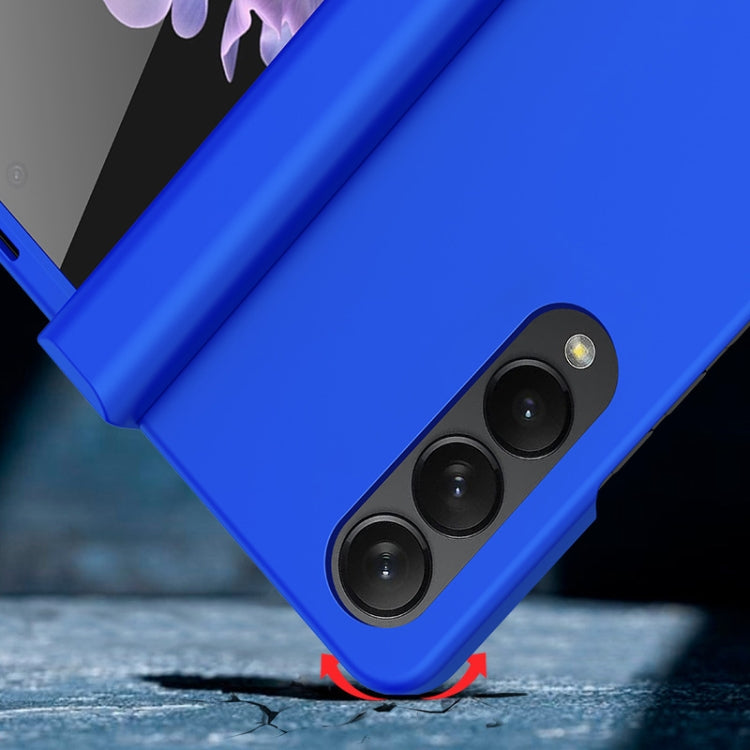 For Samsung Galaxy Z Fold4 5G PC Skin Feel Folding Phone Case(Orange) - Galaxy Z Fold4 5G Cases by PMC TechLife | Online Shopping South Africa | PMC TechLife | Buy Now Pay Later Mobicred