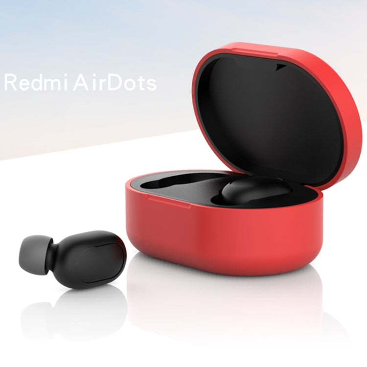 Bluetooth Earphone Silicone Case For Redmi AirDots(Red) - Xiaomi Earphone Case by PMC Jewellery | Online Shopping South Africa | PMC Jewellery