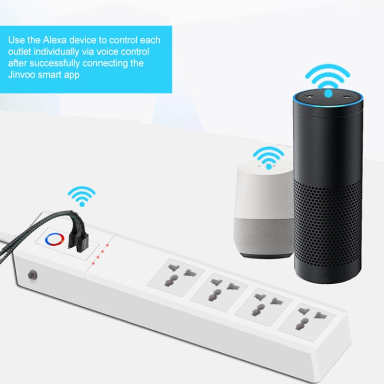 WiFi 10A SM-SO306-M 4 Holes + 2 USB Multi-purpose Smart Power Strip(UK Plug) - Smart Socket by PMC TechLife | Online Shopping South Africa | PMC TechLife