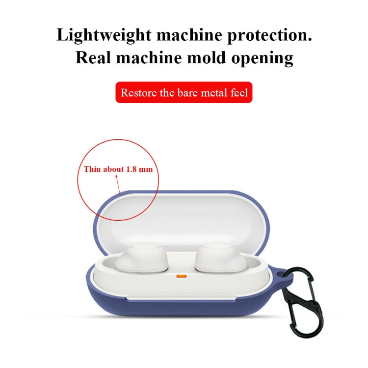 Bluetooth Earphone Silicone Case For Sony WF-C500(White) - Sony Earphone Case by PMC TechLife | Online Shopping South Africa | PMC TechLife
